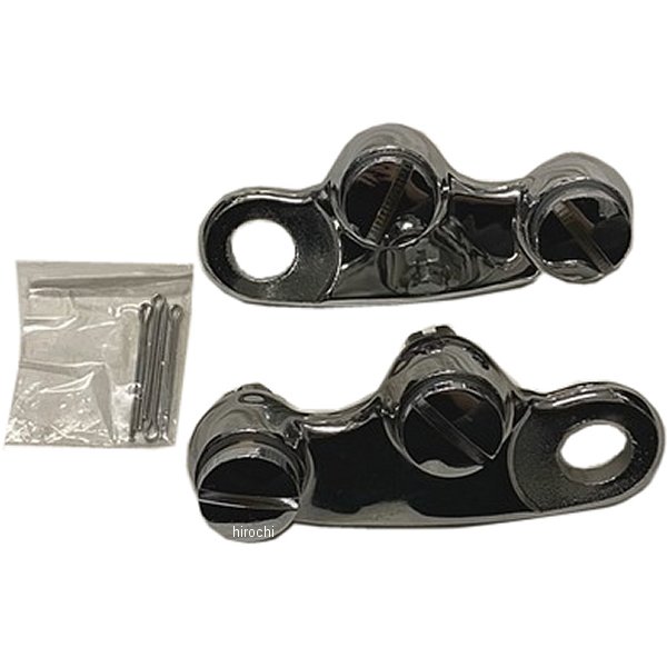 部品屋K&W TCBROSスプリンガー用ロッカーセット クローム 120-0036 HD店