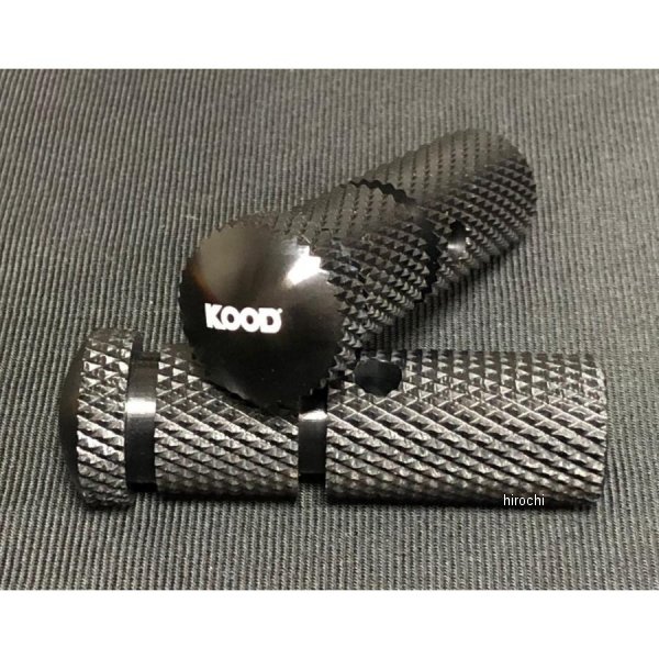 クード KOOD 汎用 アルミスッテプバー 2本set KOODロゴ入り ブラック U-01LBK HD店