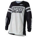 【メーカー在庫あり】 ディーエフジー DFG ソリッド ジャージ ユース 黒/白 YXSサイズ DG0752-102-002 HD店