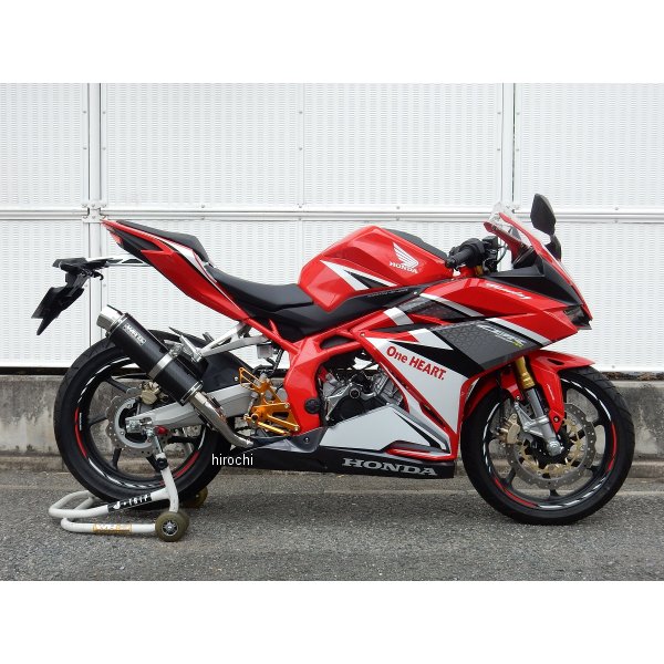 ダブルアールズ WR'S スリップオンマフラー ラウンド JMCA認証 17年-19年 CBR250RR ステンレス/カーボン BC1230JM HD店