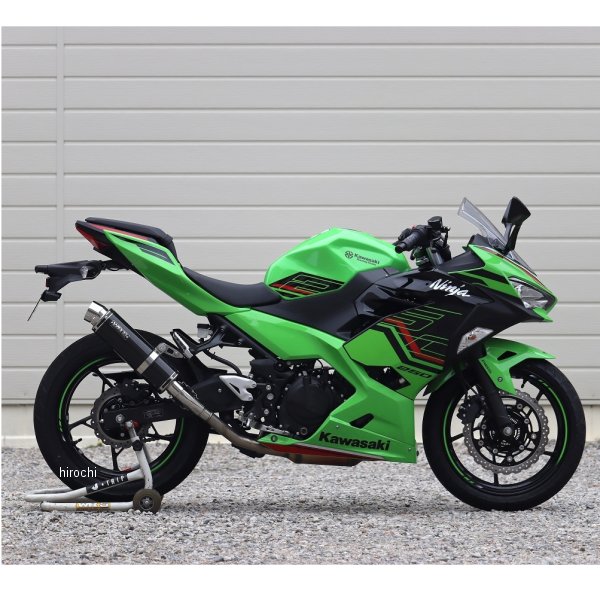 ダブルアールズ WR'S スリップオンマフラー ラウンド JMCA認証 18年以降 Ninja400 カーボン BC4430JM HD店