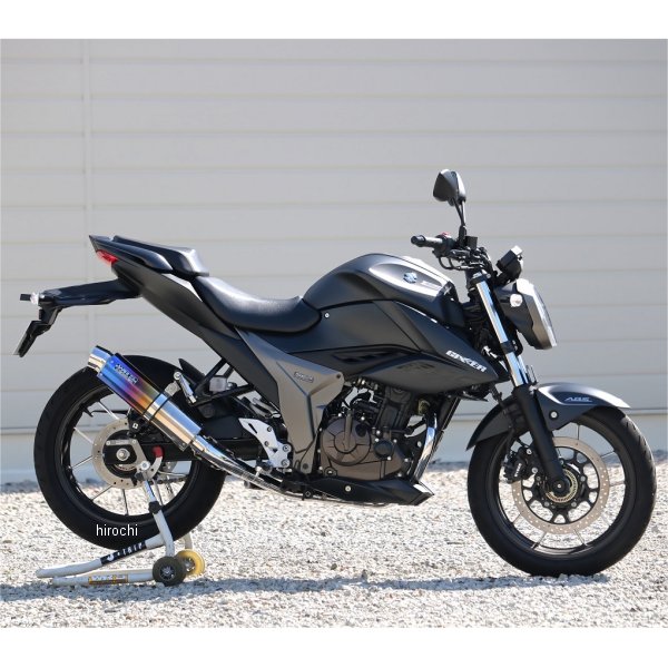 ダブルアールズ WR'S フルエキゾースト ラウンド JMCA認証 20年-22年 ジクサー250 焼き色チタン LS3255..