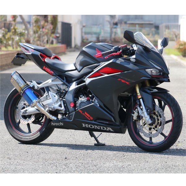 ダブルアールズ WR'S スリップオンマフラー SS-OVAL JMCA認証 17年-19年 CBR250RR 焼き色チタン SB1230JM HD店
