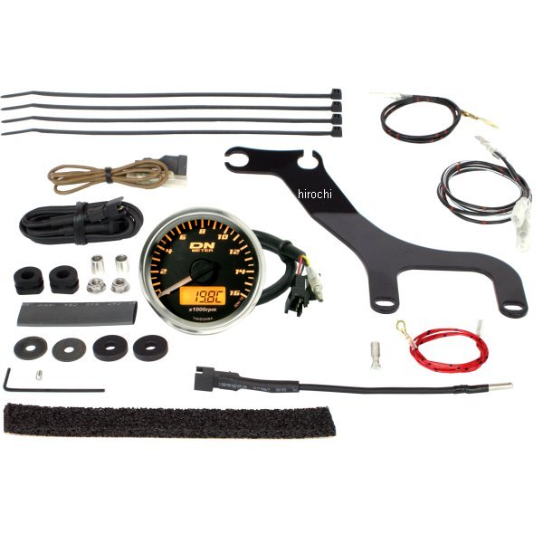 SP武川 φ48スモールDN タコメーターキット CL250 CL500 オレンジLED 05-05-0117 HD店