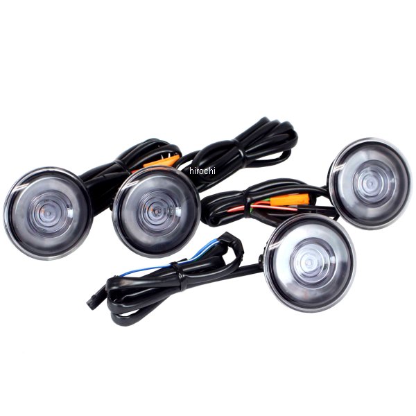 【メーカー在庫あり】 SP武川 LEDウインカーユニット レブル250/500 スモークレンズ 4個1セット 05-08-0602 HD店