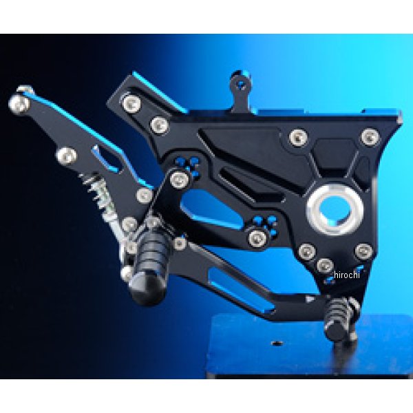 ナイトロレーシング バックステップキット マスターシリンダ無し GPZ900R、GPZ750R 黒/シルバー BS-03RNB-BR-S HD店