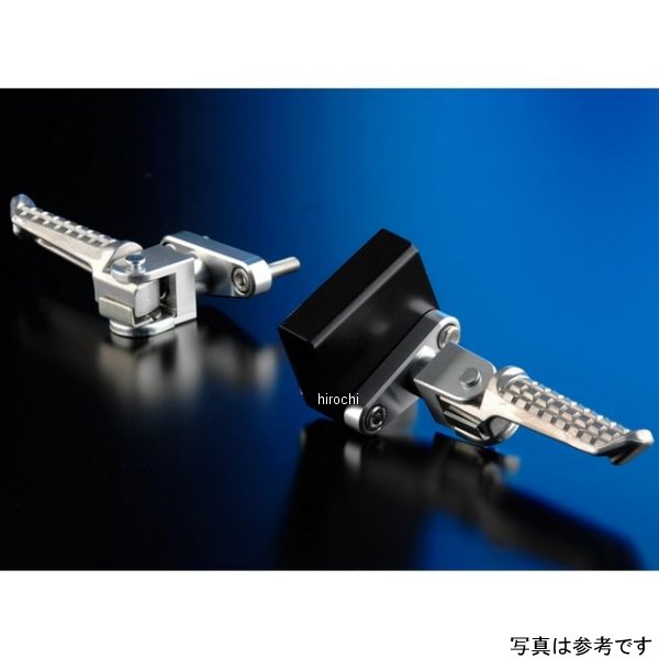 ナイトロレーシング タンデムステップ ブラケットキット NINJAショートテール用 タンデムバー無し GPZ900R、GPZ750R シルバー BS-TS05SNS HD店