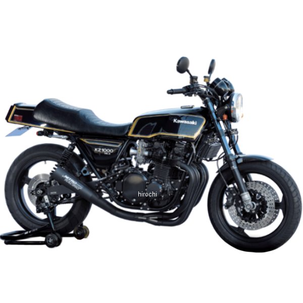 ナイトロレーシング 4in1機械曲げ スチール メガホンEXマフラー Z1、Z2、Z1-R EX-02SMBM HD店