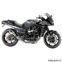ナイトロレーシング 4in1機械曲げチタンEXマフラー UPタイプ HP ヴァリアントチタン 艶消し黒 300mm GPZ900R、GPZ750R EX-04S...