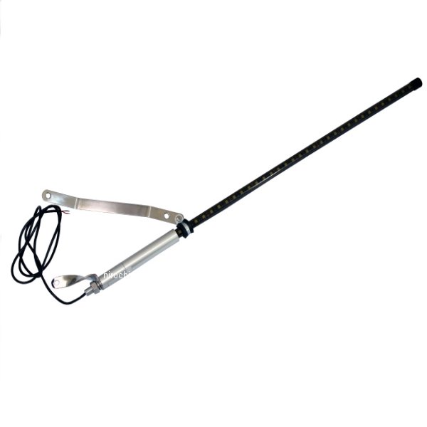 【メーカー在庫あり】 マッドマックス MAD MAX オートバイ用 旗棒黒 LED 青 発光 フラッグポール 900mm MM50-0469-02BL HD店