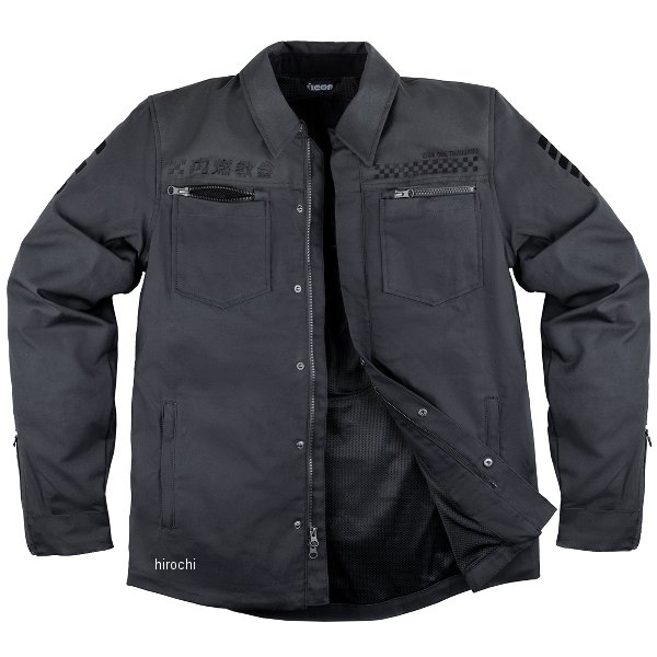 アイコン ICON 秋冬モデル ジャケット UPSTATE NATIONAL 黒 Mサイズ 2820-6561 HD店