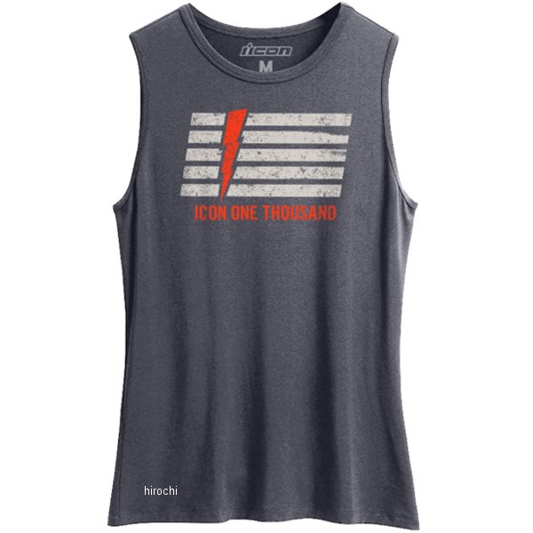 アイコン ICON タンクトップ INVASION STRIPE レディース Lサイズ 3031-4220 HD店