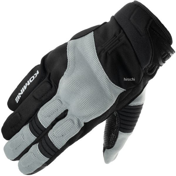 【メーカー在庫あり】 コミネ KOMINE 秋冬モデル プロテクトウインターグローブ ハンニバル バサルトグレー Lサイズ GK-8184 HD店