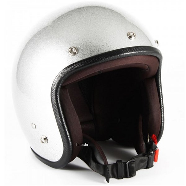 ナナニージャム 72JAM ジェットヘルメット JP-MONO シルバーフレーク 女性用サイズ(55-57cm未満) JPF-4S HD店