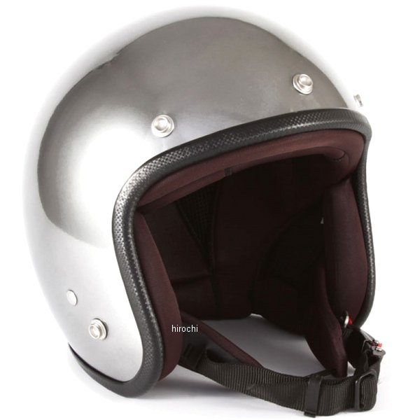 ナナニージャム 72JAM ジェットヘルメット IRON BALL シルバー グロス仕上げ フリーサイズ(57-60cm未満..