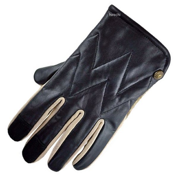 VGW23J-NS ヴィンアンドエイジ Vin&Age アーリーウィンターグローブ 黒/ゴールド Mサイズ VGW23J-NS-BK-M HD店