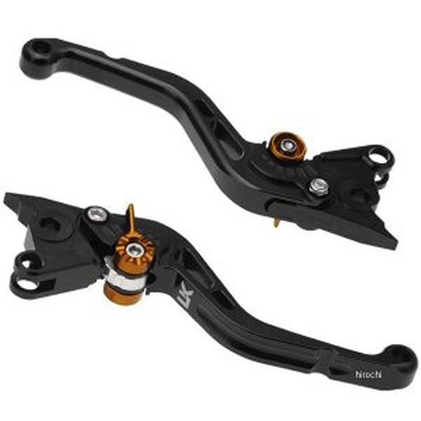 【メーカー在庫あり】 ユーカナヤ U-KANAYA アルミビレットレバーセット ホイールタイプ 23年以降 Ninja ZX-4R SE、ZX-4RR 黒 KA082-011-0301 HD店