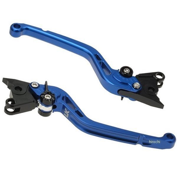 【メーカー在庫あり】 ユーカナヤ U-KANAYA アルミビレットレバーセット ホイールタイプ 23年以降 Ninja ZX-4R SE、ZX-4RR 青 KA082-011-0304 HD店