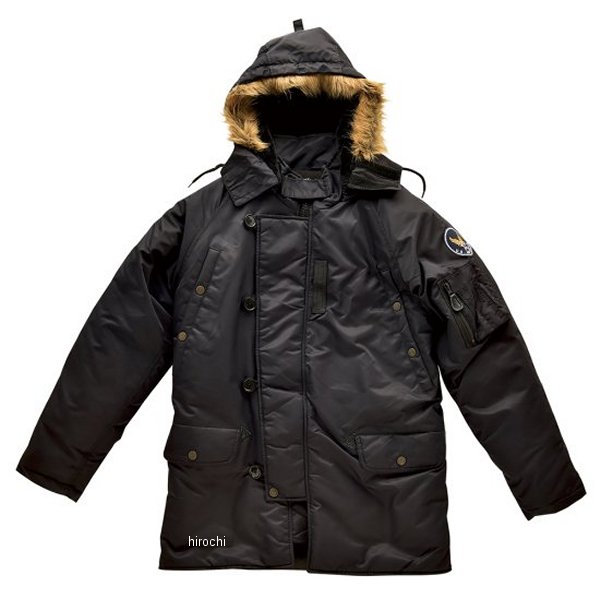 HTVA2212W ヒューストン HOUSTON 2024年秋冬モデル ジャケット N-3B M/C 黒 3XLサイズ HTVA2212WBK3 HD店