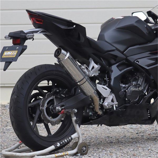 ダブルアールズ WR'S ラウンド スリップオンマフラー 23年- CBR250RR ステンレスサイレンサー BF1245JM HD店