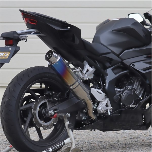 ダブルアールズ WR'S ラウンド スリップオンマフラー 23年- CBR250RR 焼き色チタンサイレンサー BK1245JM HD店