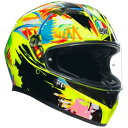 【メーカー在庫あり】 エージーブイ AGV フルフェイスヘルメット K3 MPLK 003-ROSSI WT 2019 XLサイズ(61-62cm) 18381007003-XL HD店