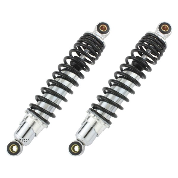 【メーカー在庫あり】 シフトアップ SHIFTUP リアショック 280mm 2本売り モンキー メッキ/ブラック 205280-36-10 HD店