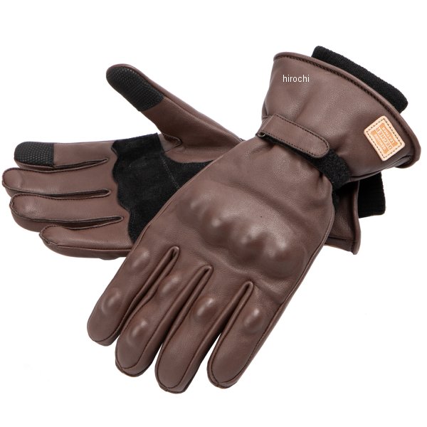 【メーカー在庫あり】 デグナー DEGNER ウィンターレザーグローブ ブラウン Lサイズ WG-50 HD店