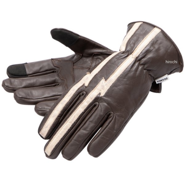 Winter Gloves - 【メーカー在庫あり】 デグナー DEGNER ウィンターレザーグローブ ブラウン/アイボリー XLサイズ WG-51 HD店