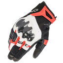 アルパインスターズ 春夏モデル STELLA SMX-R グローブ レディース 黒/白/ブライトレッド XSサイズ 3597222 HD店(2)
