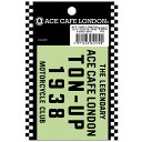 【メーカー在庫あり】 エースカフェロンドン ACE CAFE LONDON デカール TON-UP 黒 ACE-N021DE-BK HD店(2)