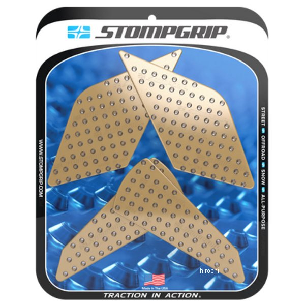 ストンプグリップ STOMPGRIP トラクションパッドタンクキット VOLCANO 23年 Ninja ZX-4RR、Ninja ZX-4R SE クリア 55-10-0204C HD店