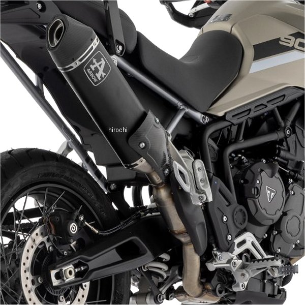 アロー ARROW スリップオンマフラー Veloce 20年-23年 TIGER850 Sport アルミダーク ヒートシールド付き 72504VAN HD店