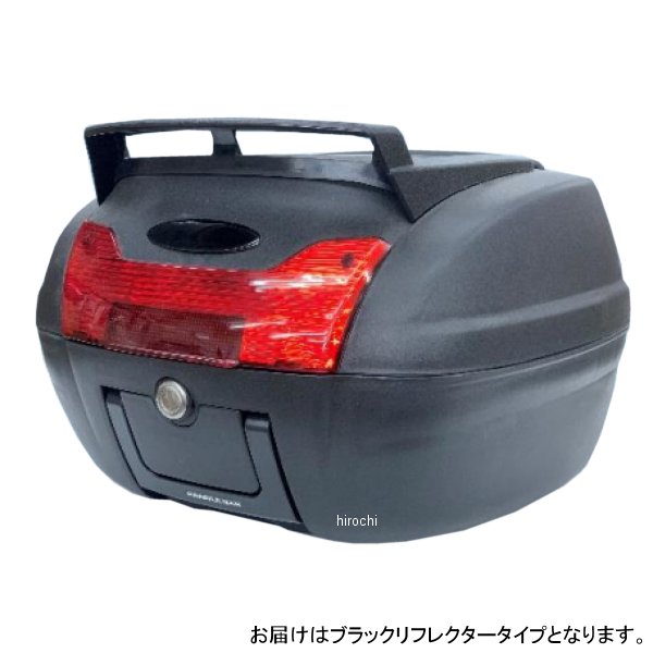 モトプランニング リアボックス40L 上部キャリア付 リフレクターブラック MP40-CB03B HD店
