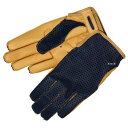 ジェイアールプロダクツ JRP レディース レザーサマーメッシュグローブ ネイビー/タン WLサイズ STM HD店(2)