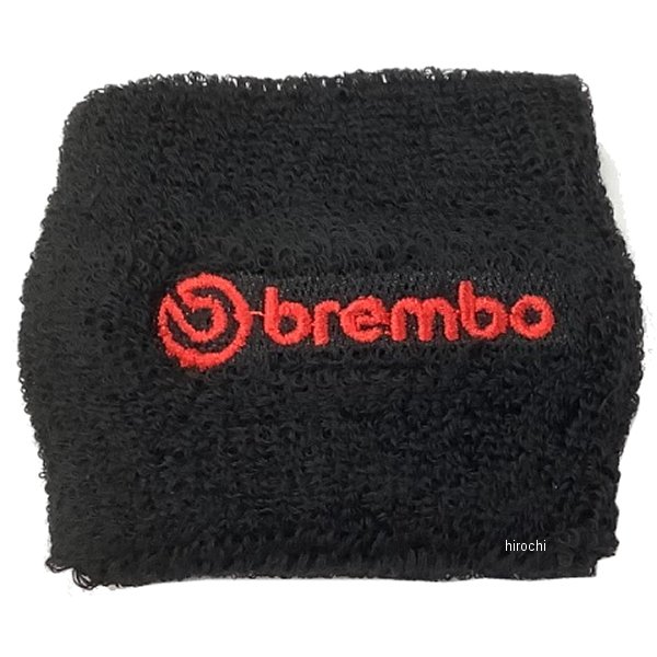 【メーカー在庫あり】 ブレンボ brembo オイルタンクカバー ブレーキ側 70×70mm 黒/レッドロゴ 99.8637.56 HD店