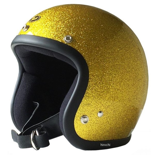 ブコ BUCO ジェットヘルメット スタンダード メタルフレーク ゴールド SMサイズ 0107BSTDMF163 HD店