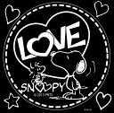 アークス AXS スヌーピーステッカー SNS-37 LOVE SNOOPY 白文字 01359SNS37 HD店