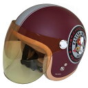 【メーカー在庫あり】 アークス AXS SNJ-46 ジェットヘルメット スヌーピー レディース マットワイン 54-57cm 0135SNJ46 HD店