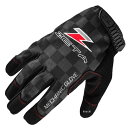 【メーカー在庫あり】 ジータ ZETA メカニックグローブ チェッカー 黒/グレー Sサイズ ZE23-1008 HD店