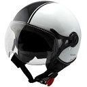 【メーカー在庫あり】 TNK工業 PJ-08 PANTERA シールド付ジェット 白/黒 FREEサイズ 4984679513428 HD店(2)