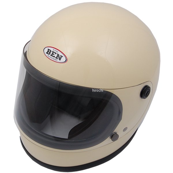 【メーカー在庫あり】 TNK工業 フルフェイスヘルメット B-60 ヴィンテージ アイボリー フリーサイズ(58-59cm未満) 4984679512063 HD店
