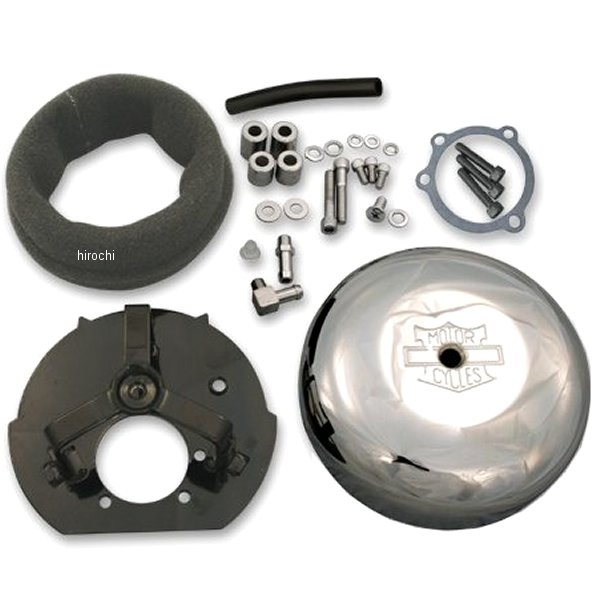 【メーカー在庫あり】 ガッツクローム 7インチラウンドエアクリーナー CVキャブ クローム 1010-0005S HD店