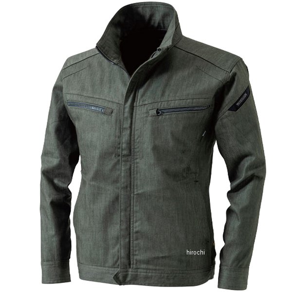 【メーカー在庫あり】 TSデザイン レイヤードツイルロングスリーブジャケット カーキグリーン 4Lサイズ..