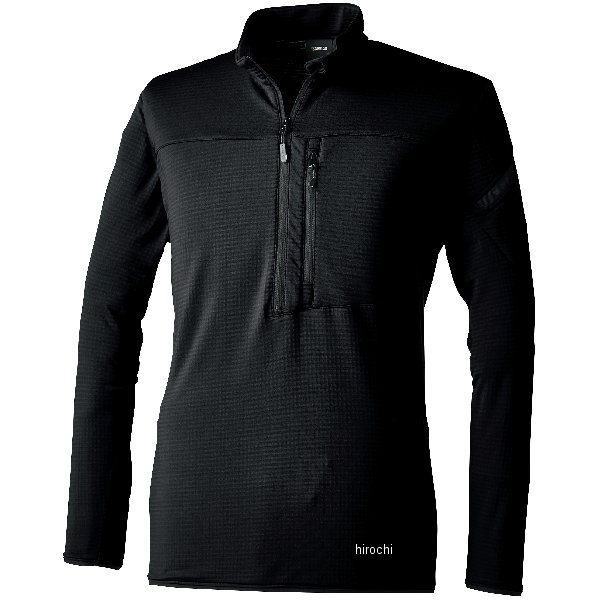 【メーカー在庫あり】 TSデザイン ウォームエアハーフジップシャツ 黒 Mサイズ 85251 HD店