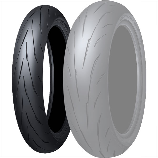 ダンロップ DUNLOP Q5A用途:フロント用リム径:17インチチューブレスタイヤ扁平率:60%構造:ラジアル荷重指数:55(218kg)速度記号:(W)(270km/h超)1本売り354879楽天 HD店　