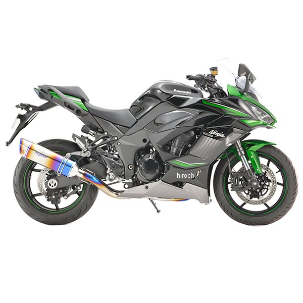 【メーカー在庫あり】 アールズギア r's gear フルエキゾースト GPスペックシングル Sタイプ 23年以降 Ninja1000SX チタンドラッグブルー GK41-TSSD HD店