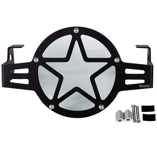 【メーカー在庫あり】 マッドマックス MAD MAX Mr.Quick製 ヘッドライトガード スター クロスカブ用 クリア MR19-CC03-01 HD店