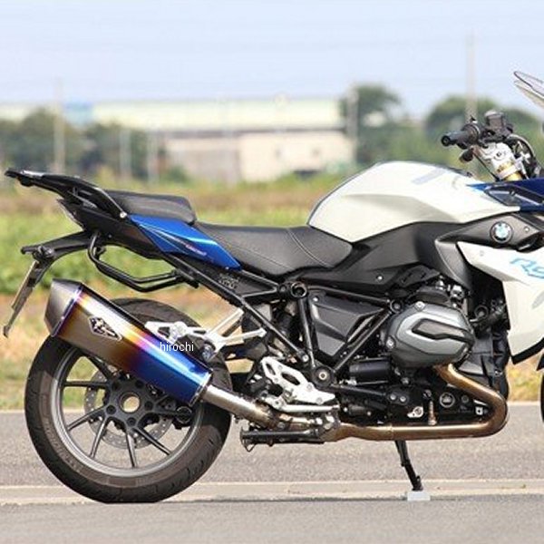 アールズギア r's gear スリップオンマフラー 15年-18年 BMW R1200R、R1200RS ワイバン ドラッグブルー RB06-03RD HD店