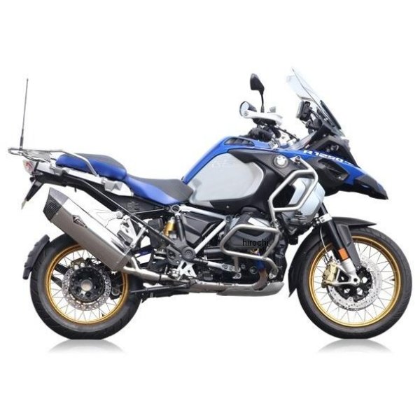 アールズギア リアルスペックシングル フルエキゾーストマフラー 車検対応 19年以降 R1250GS、GS-ADV チタンポリッシュ RB22-C1ST HD店